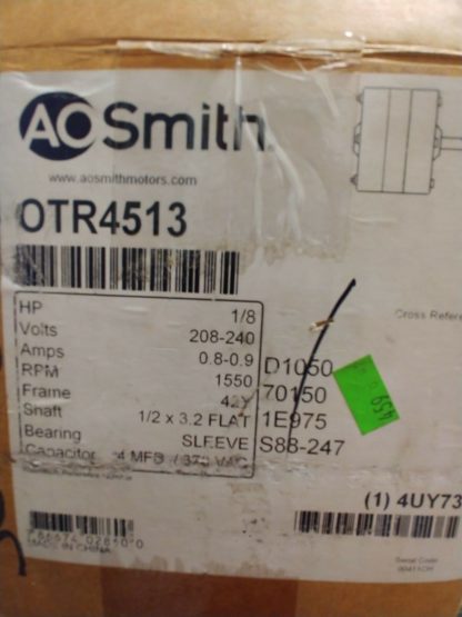 AO Smith OTR4513 ⅛ HP 230V 1550 RPM 5 x 3.2 Shaft