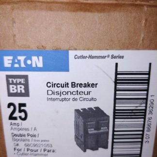 EATON CUTLER HAMMER Type BR Circuit Breaker 2 Pole 25 Amp BR225