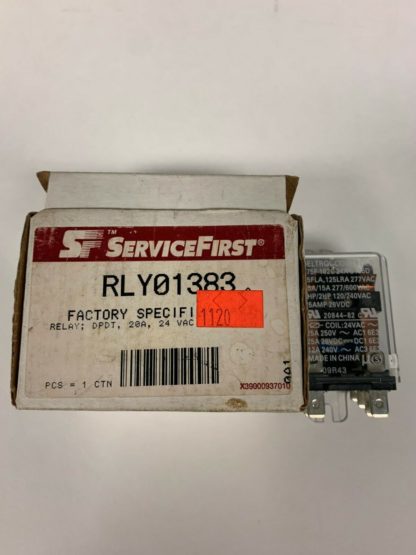 NEW TRANE SERVICE FIRST RLY01383 RELAY DPDT 20A 24VAC AIR HANDLER RELAY AP