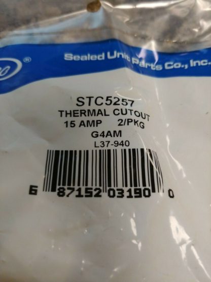 New Supco STC5257 Thermal Cutout - 15 Amp, 2-Pack g4am