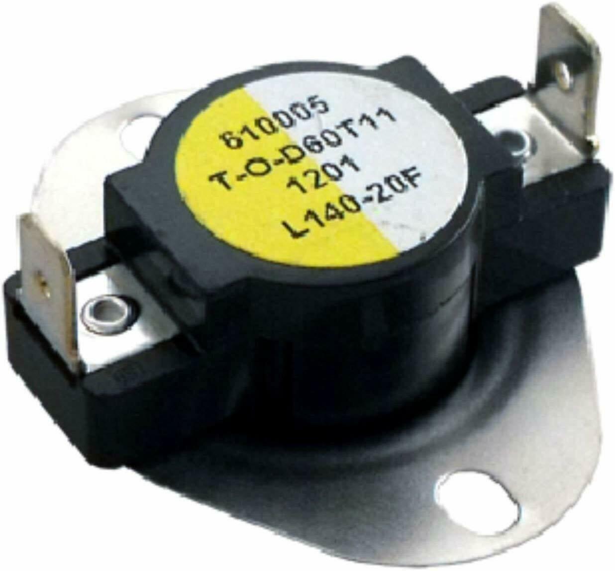 Supco L150 SPST Limit Control Thermostat Snap Disc L150-20F 